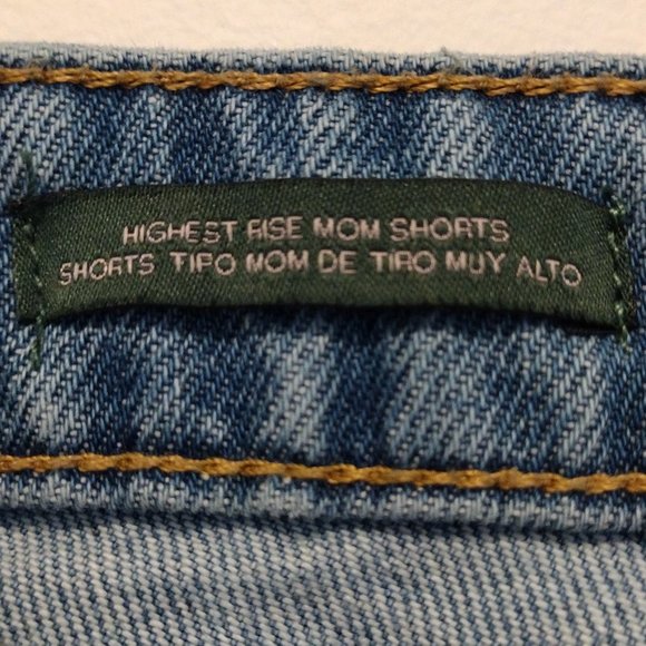 π«SOLD Wild Fable - Happy Embroidery Highest Rise Mom Shorts - Picture 11 of 13
